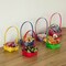 Wickerwise Set of 6 Decorative Baskets in Assorted Colors - Perfect for Easter Egg Hunts, Trick or Treat, Wedding Flower Girl Baskets, Halloween Parties, Christmas Decor, and Thanksgiving Decorations